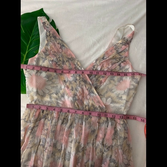 NWT! $395 Elizabeth and James 'Manette' Floral Print Silk Dress [‎ SZ 6 ] - Picture 4 of 12